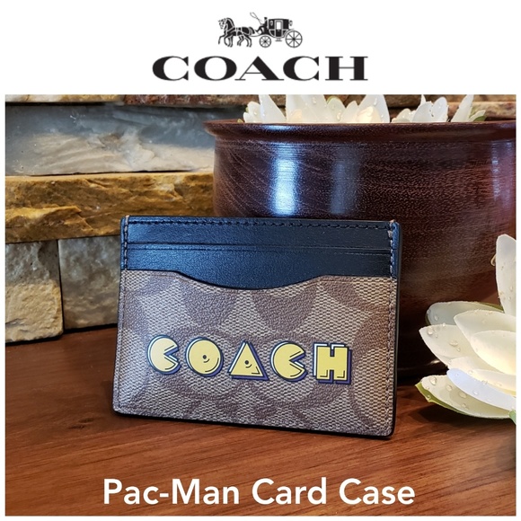 *SALE - 1 left!!!* NEW Coach Card Case w/ Pac-Man